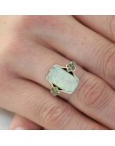 Vintage Geometric Ring Opal Jewelry Gifts